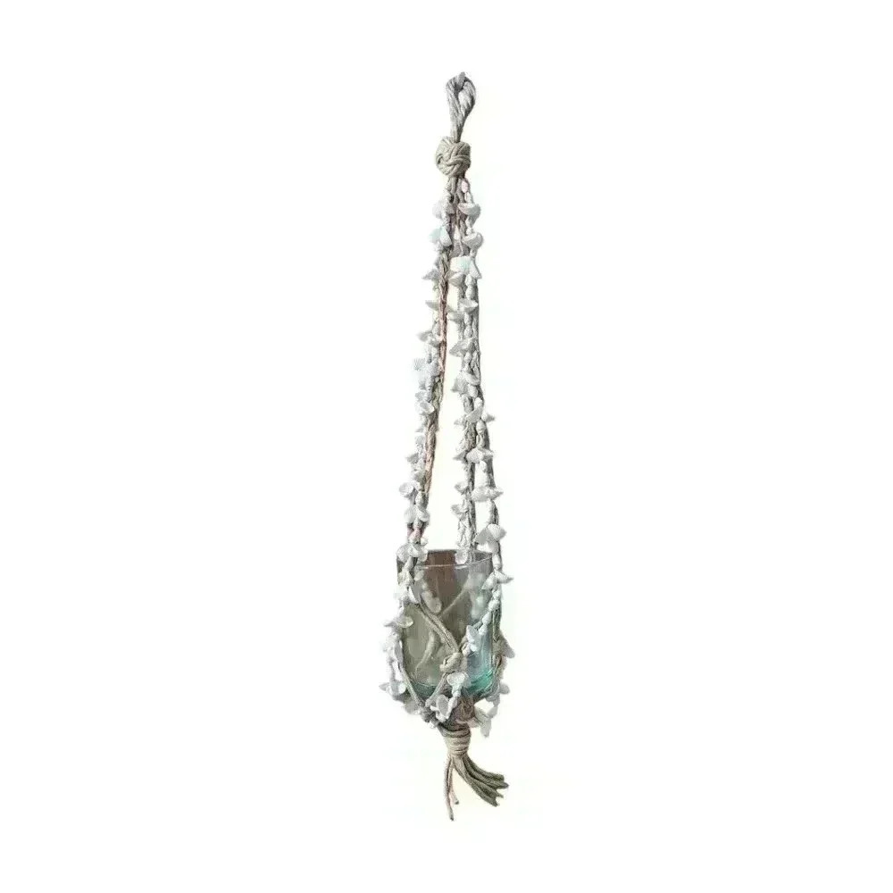 NWOT small seashell hanging planter!